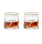 Distorted Texture Whisky Glass Set