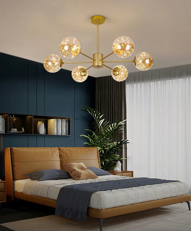 Aurene Glass Globe Chandelier By Petprovac Modern Lighting
