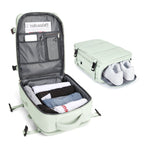 Mochila de Viagem Inteligente Expandível Solara Glide Unissexo