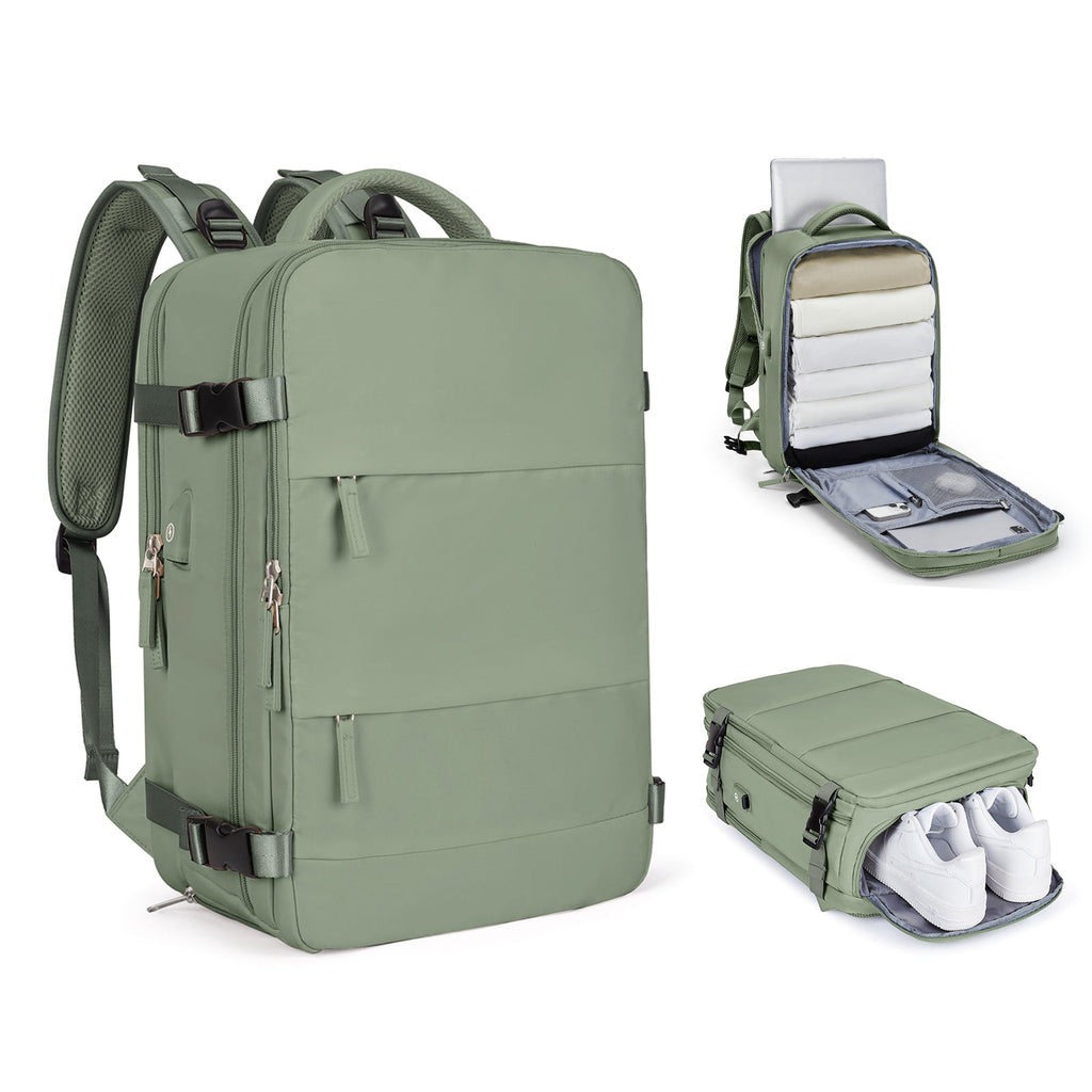 Mochila de Viagem Inteligente Expandível Solara Glide Unissexo