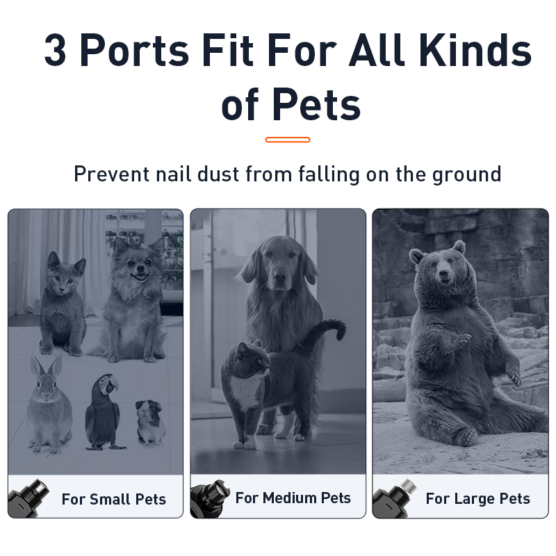 LumaPaw プロ LED 電動爪切り 犬と猫用