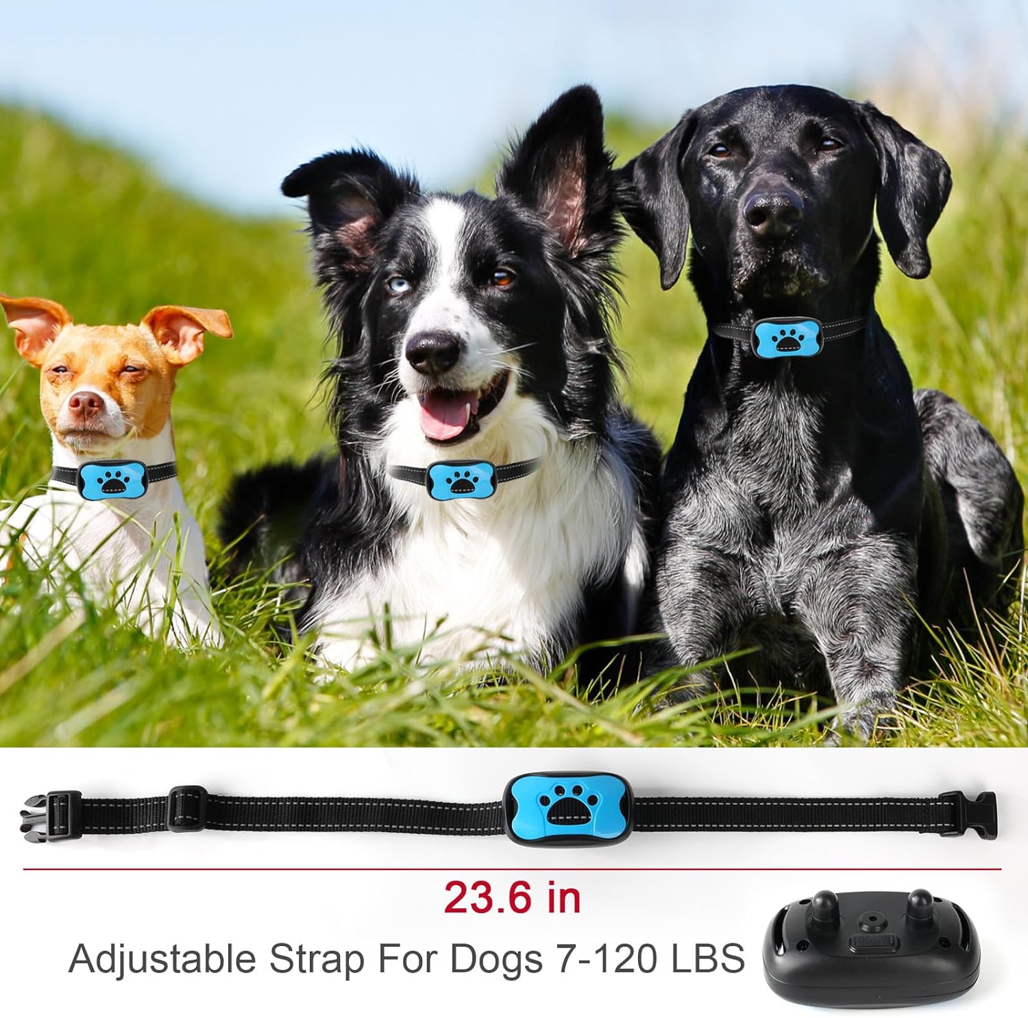 Intelligentes Hundehalsband mit sanfter Trainingshilfe für Tierbesitzer