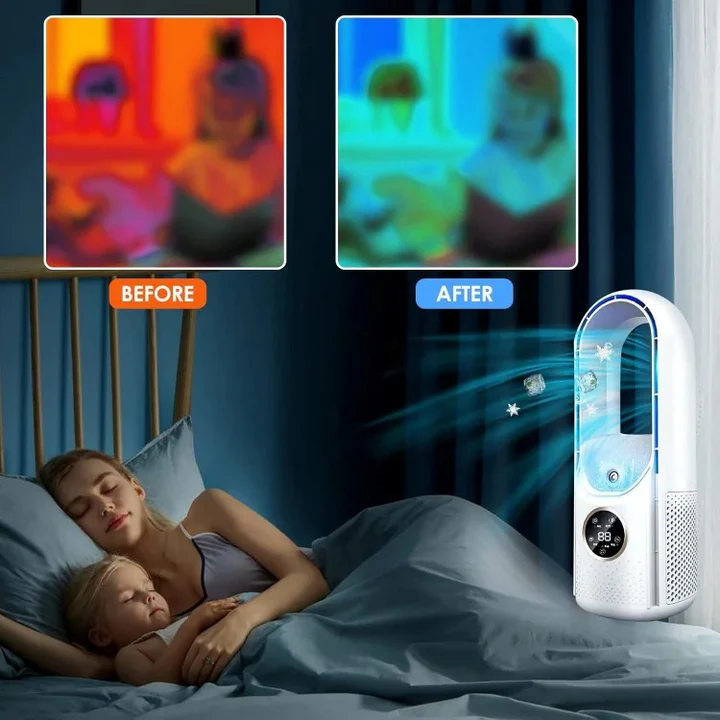 Blade-Free Silent Portable Air Conditioner