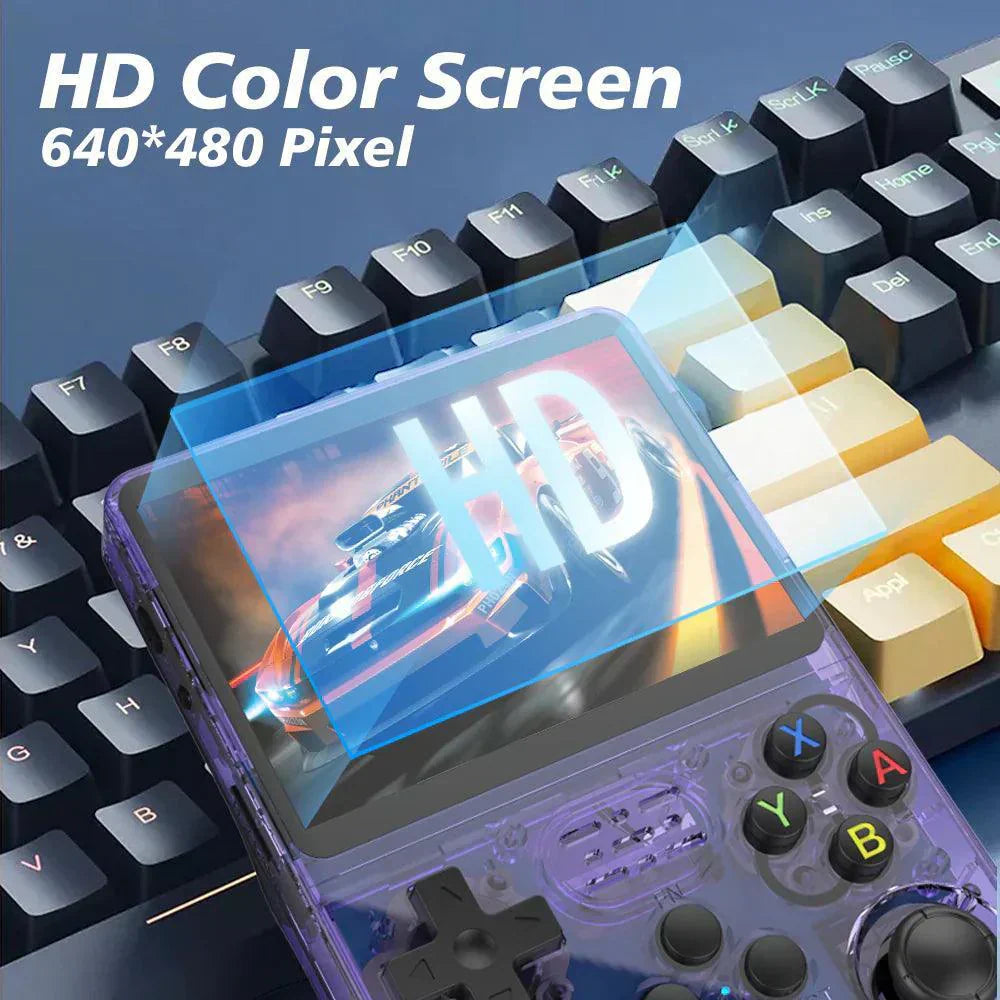 Kézi retro játékkonzol HD kijelzővel klasszikus játékosoknak