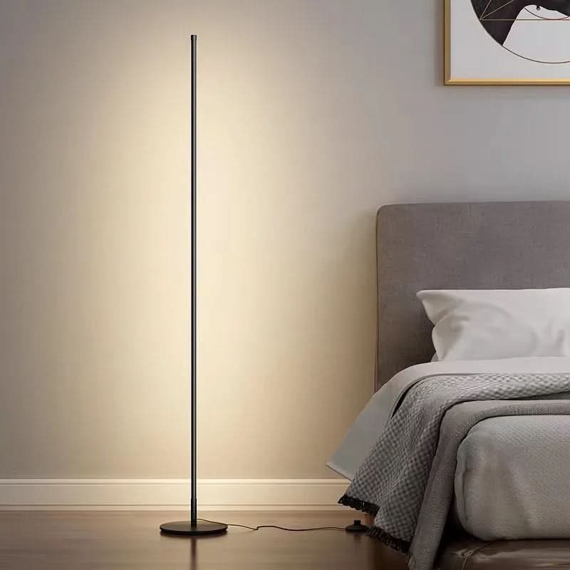 Contemporary Dimmable Floor Lamp With Soft LED Ambient Lighting For Living Areas
