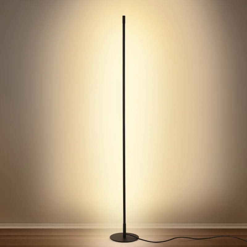 Contemporary Dimmable Floor Lamp With Soft LED Ambient Lighting For Living Areas