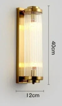 Aurora Gold Crystal Accent Fixture