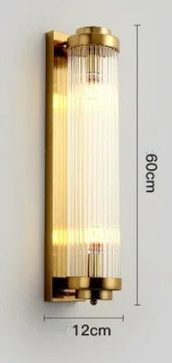 Aurora Gold Crystal Accent Fixture