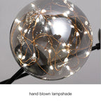 Lustre globe en verre Aurene par Petprovac Éclairage moderne