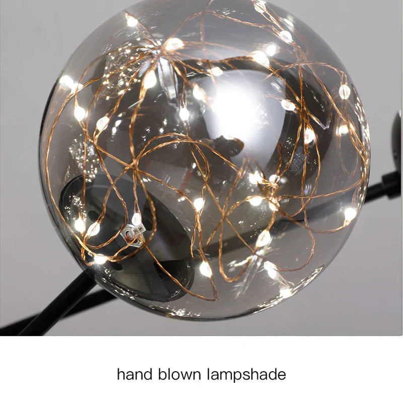 Aurene Glass Globe Chandelier By Petprovac Modern Lighting