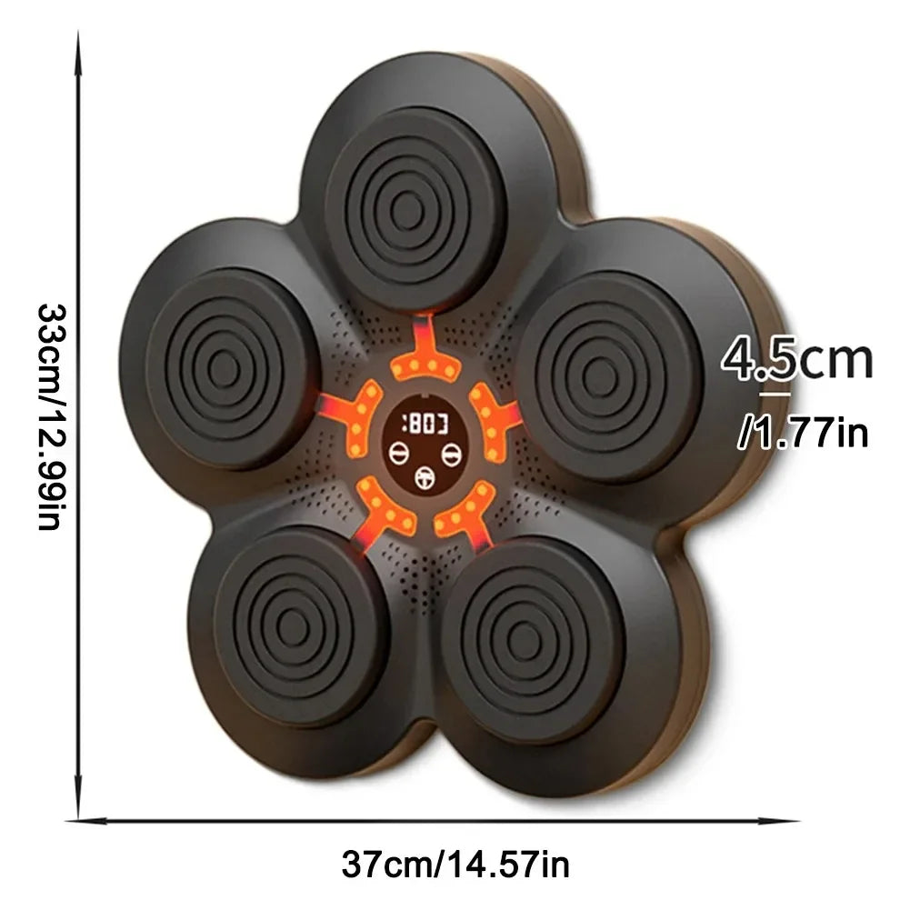 Sistema da parete per boxe NovaStrike con musica e guanti