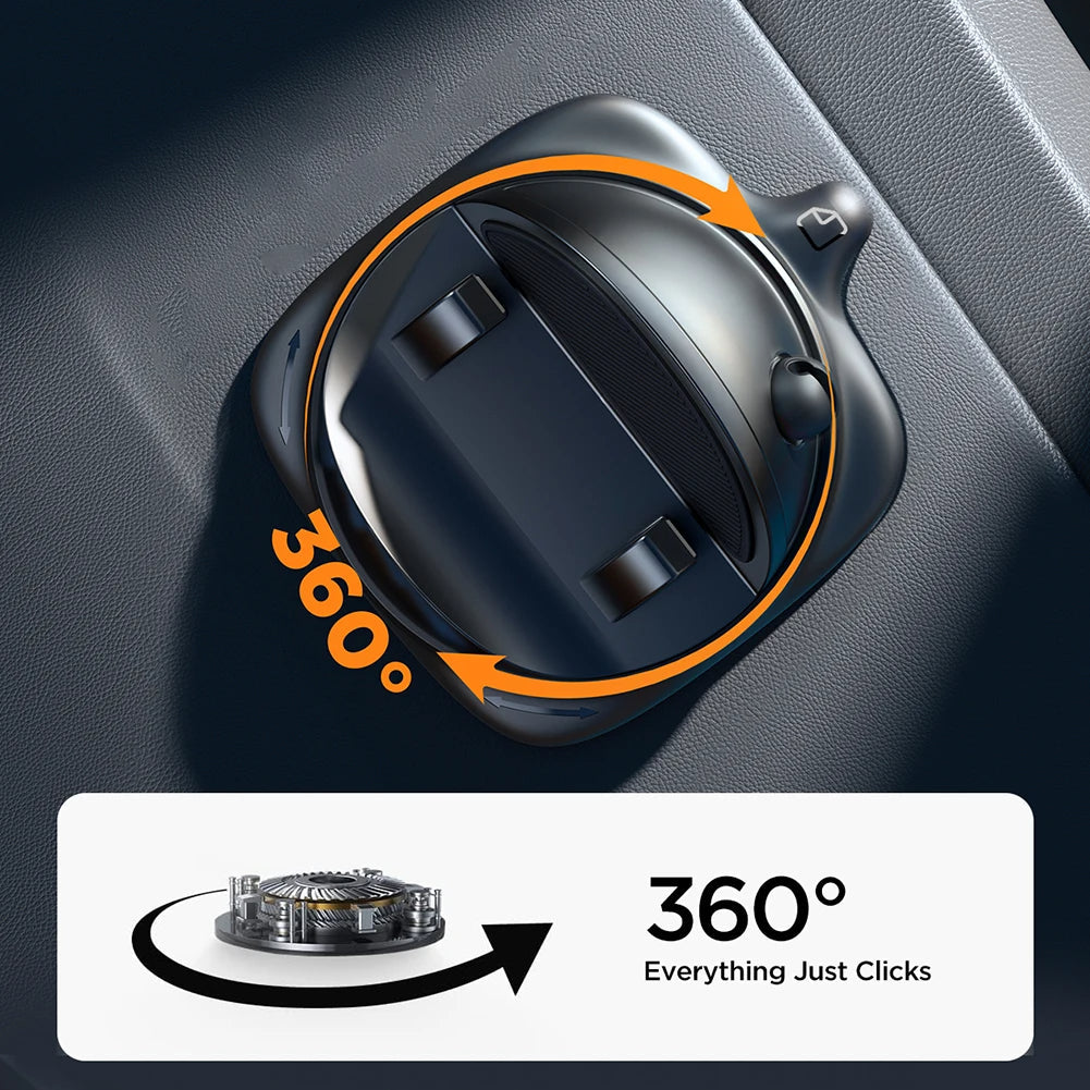 AeroMount 360 Derece Araba Telefon Tutucu, Gösterge Paneli veya Havalandırma İçin