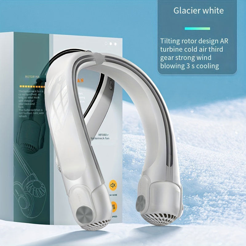 Ventilador portátil de cuello CirrusWave con ángulos ajustables de 45°