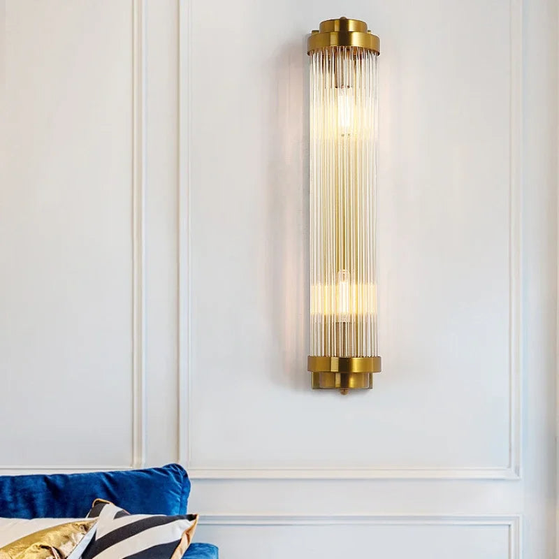 Aurora Gold Crystal Accent Fixture
