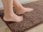 Luxura UltraSoft Bath Mat | Super-absorbent microfiber bathroom rug with anti-slip backing