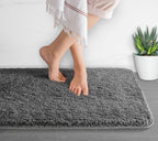 Luxura UltraSoft Bath Mat | Super-absorbent microfiber bathroom rug with anti-slip backing