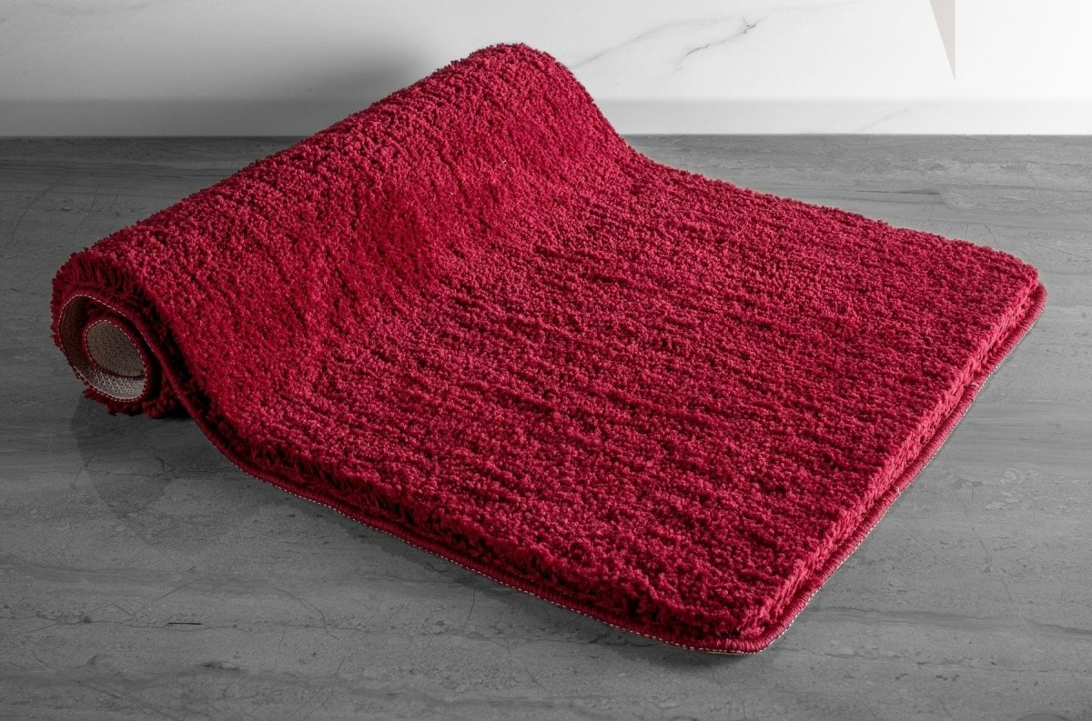 Luxura UltraSoft Bath Mat | Super-absorbent microfiber bathroom rug with anti-slip backing