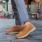 Derbyschuhe mit Flügelkappen-Detail | Petprovac