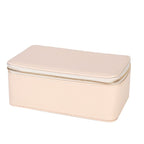 Jewelry box with 12 zipper compartments