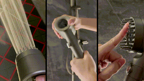 ראש מקלחת HydraPulse מספק לחץ מים של 200% בבית