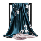 Large square scarf Simulation silk scarf All-match scarf Scarf