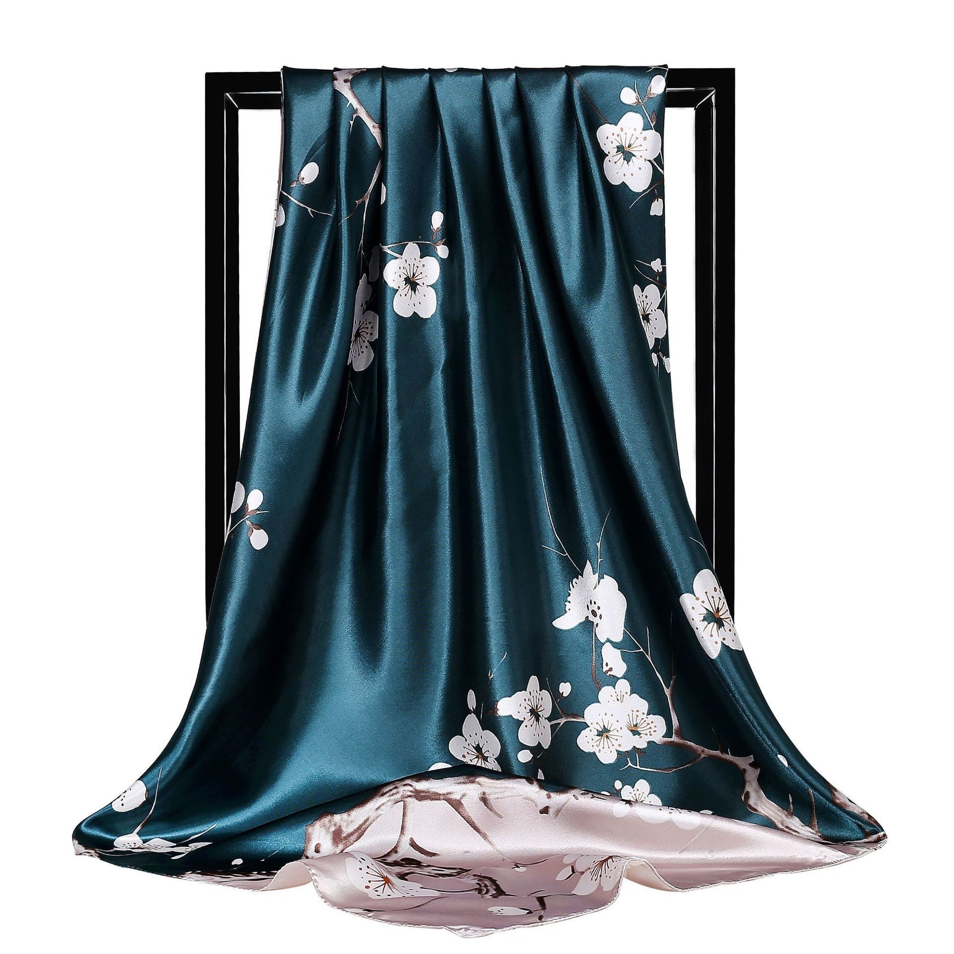 Large square scarf Simulation silk scarf All-match scarf Scarf