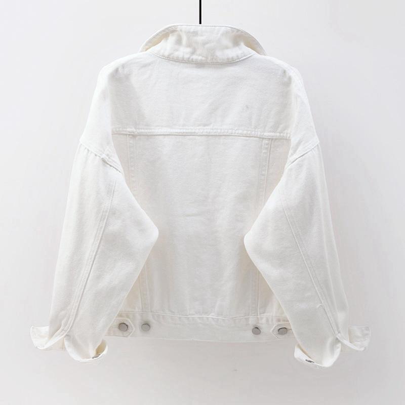 Harborline Everyday Button Front Denim Jacket For Women