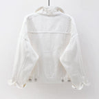 Harborline Everyday Button Front Denim Jacket For Women