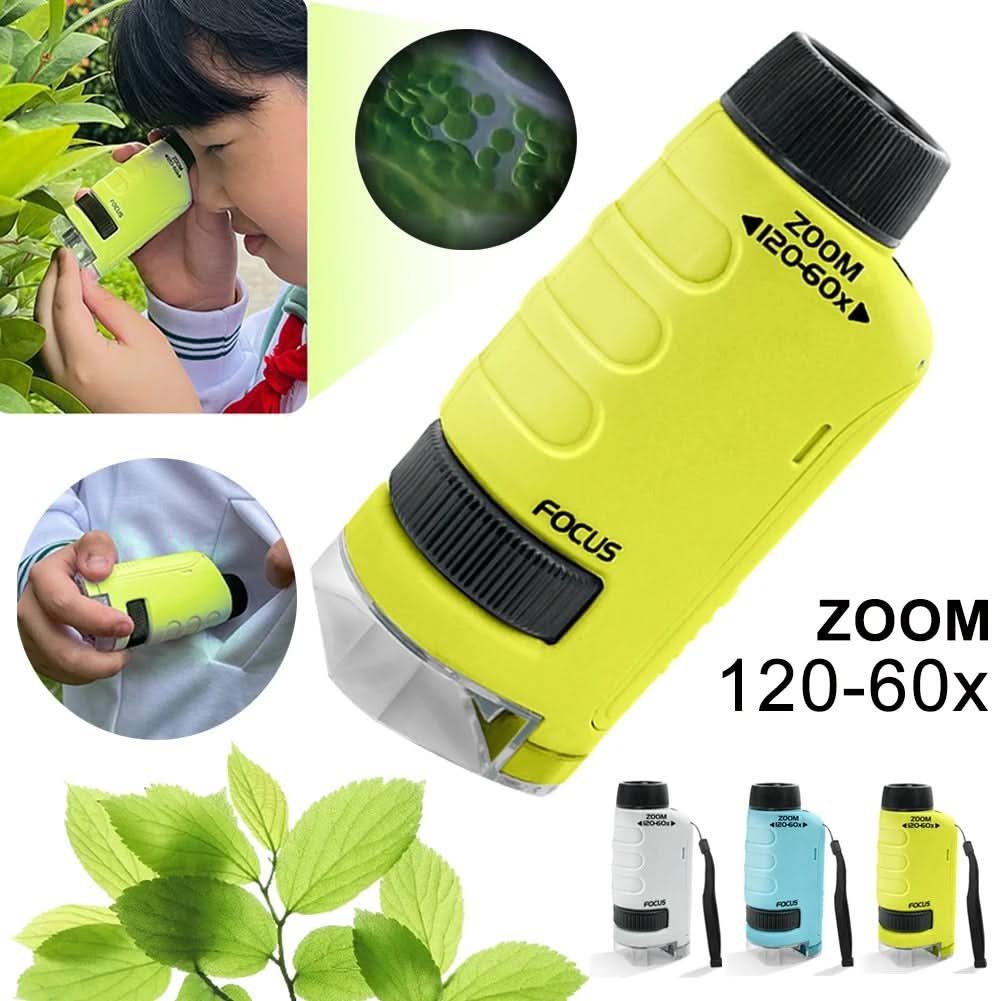 Portable Microscope for Young Explorers, Discover Hidden Details On Every Walk With A Pocket Companion