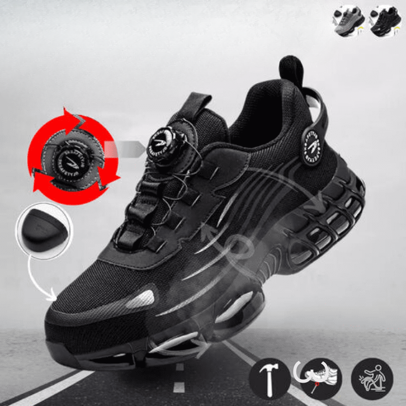 NovaGuard Z90 Let Ståltå-Sko med Drejelig Spænde