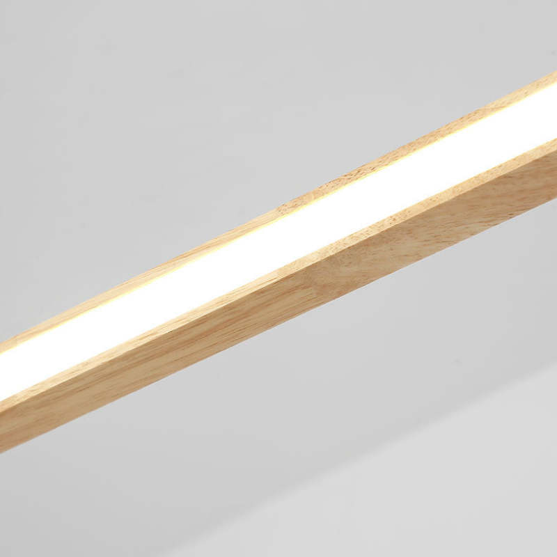 LumaWood LED Pendant Light With Wood Finish And Subtle Metal Accents