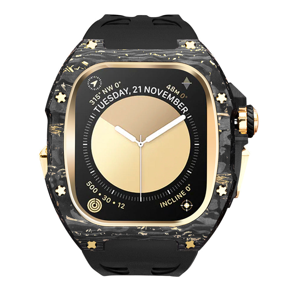 Novex カーボンファイバー製 Apple Watch Ultra 用レトロフィットケースキット | Petprovac