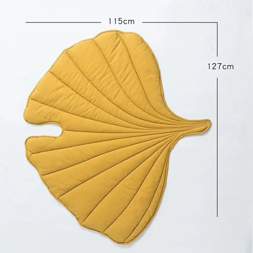 Cool Breathable Dog Mat Leaf Shaped Washable For Pets