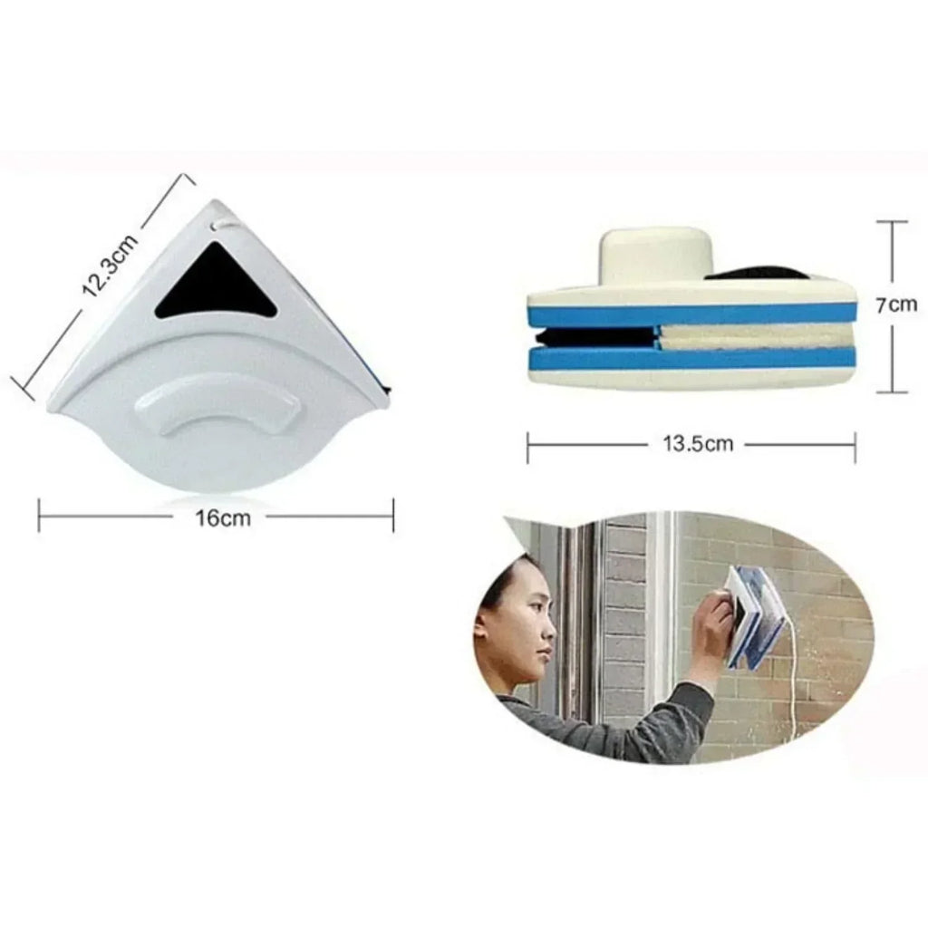ClearMag Two-Sided Magnetic Window Cleaning Set For 3-8mm Glass