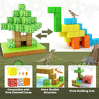 Set di Blocchi Magnetici STEM per Bambini Kit di Apprendimento Creativo