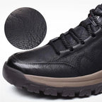 Sepatu Sokongan Lengkungan Jahitan Tangan Lelaki StrideFlex Anti-Selip