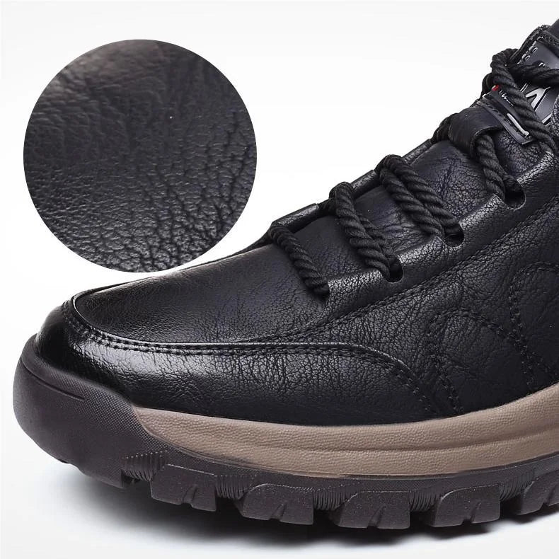 Sepatu Sokongan Lengkungan Jahitan Tangan Lelaki StrideFlex Anti-Selip