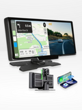 Wireless CarPlay Screen with Built-in 4K Dashcam & Optional Rear Camera – 10.26" IPS Display