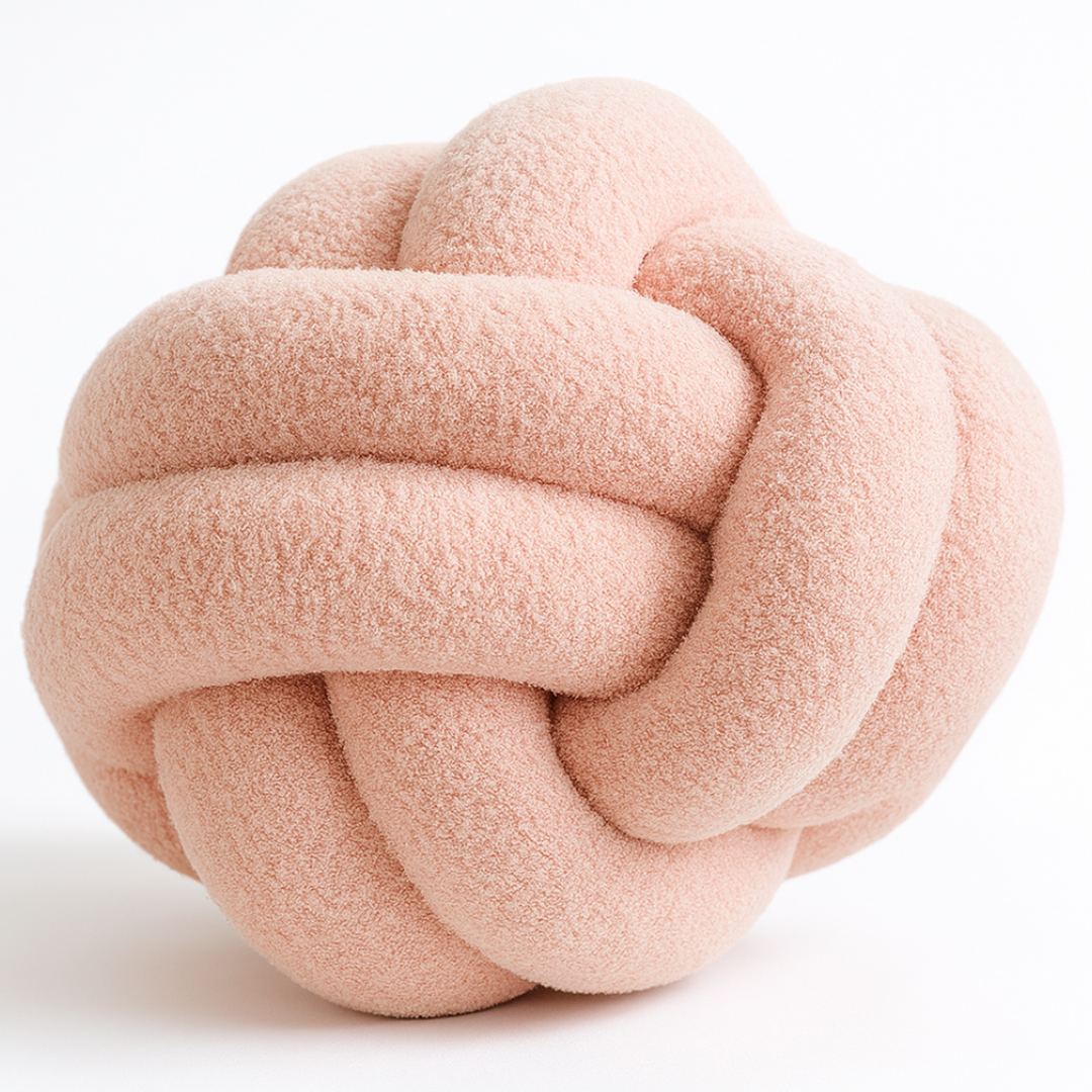 Modern Soft Knot Baby Nursery Decor Pillow