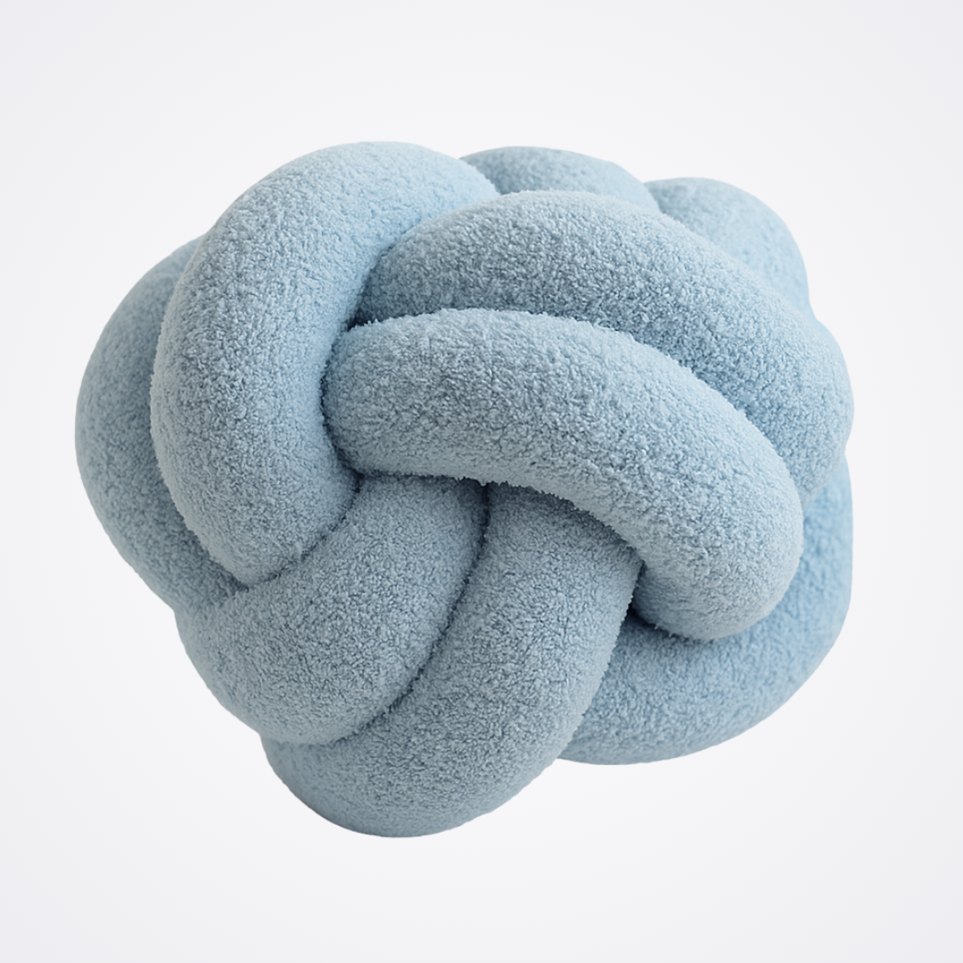 Modern Soft Knot Baby Nursery Decor Pillow