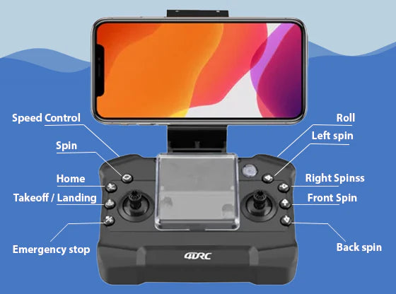 Dron Kamera 4K Ultra-Kompa untuk Penerbangan dan Perjalanan Mudah