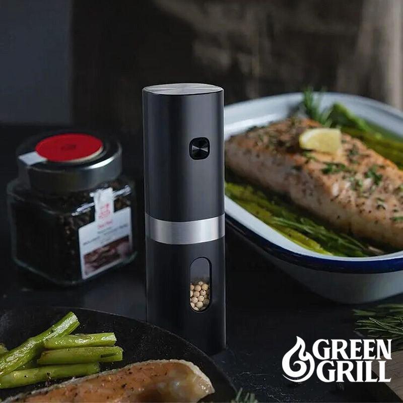 Macina Sale e Pepe Elettrico Mini Green Grill per Uso Domestico