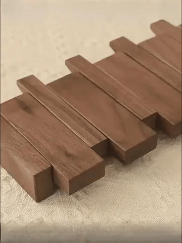 تالفيرو | علاقة معاطف حائطية خشبية على شكل بيانو للمعاطف والإكسسوارات