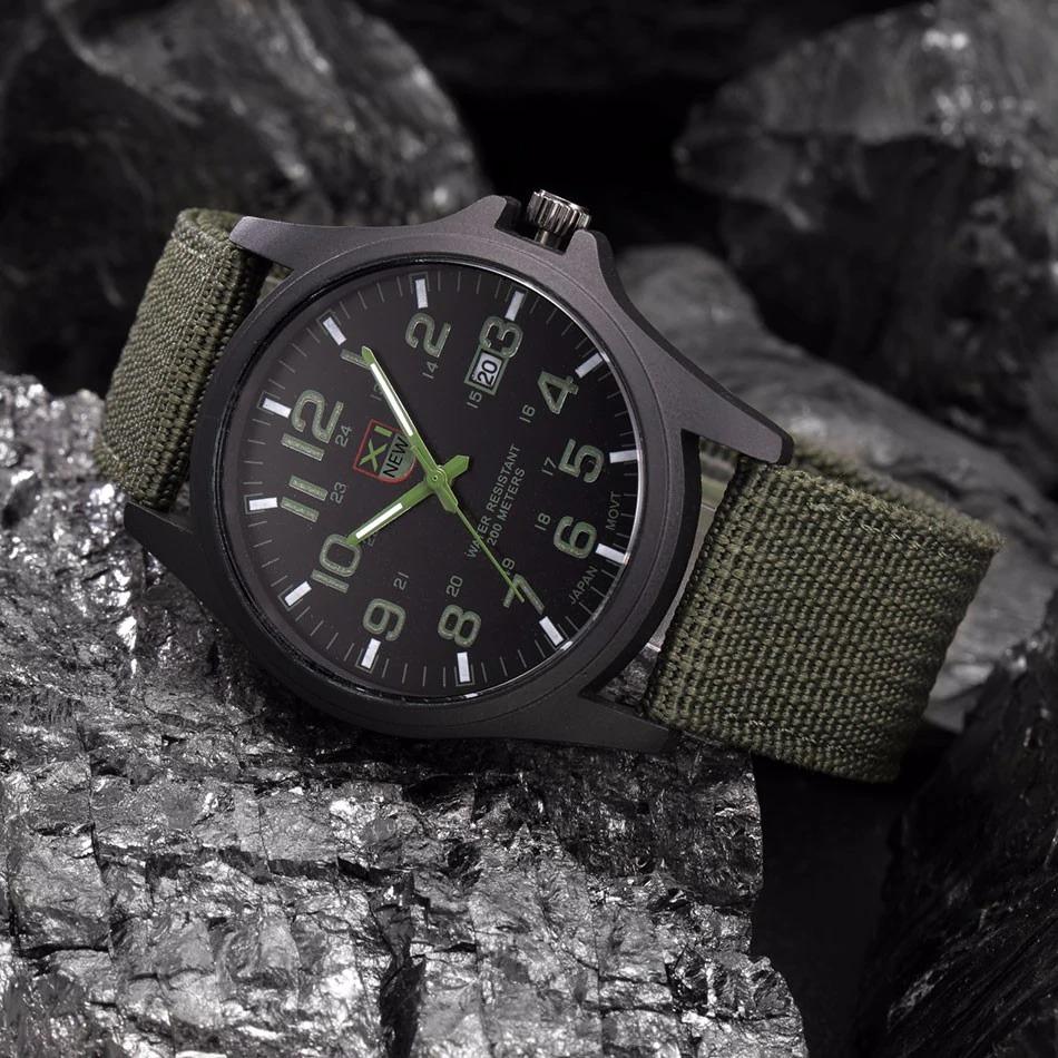 Tactical Men's Watch AdventureTime – Waterproof and Shock Resistant with LED
