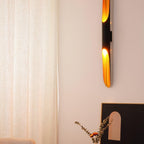 ノヴァクレスト 円筒形壁掛け灯具 ブラッシュドメタル仕上げ