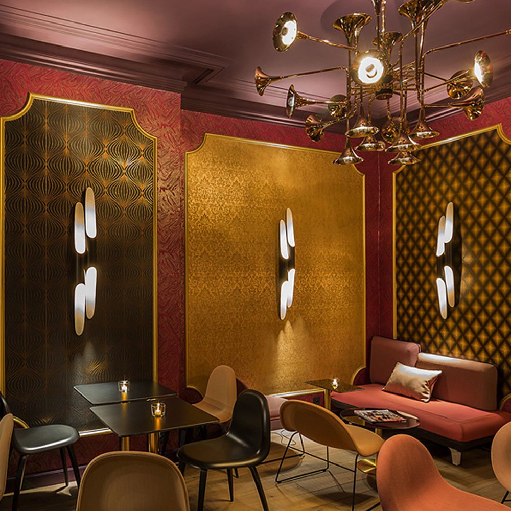 ノヴァクレスト 円筒形壁掛け灯具 ブラッシュドメタル仕上げ