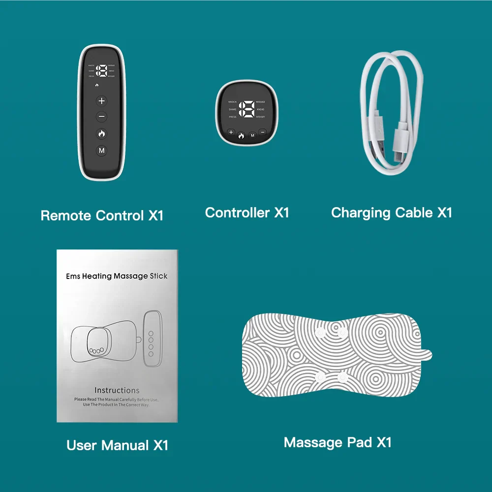 Cerotto Termico EMS Wireless per Tensione Muscolare e Recupero Quotidiano