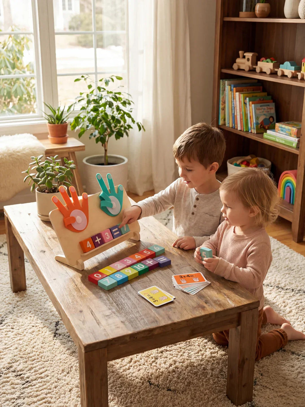 Wooden Learning Toy For Numbers And Early Math Skills