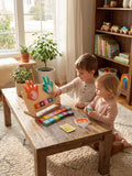 Montessori dřevěná matematická tabule pro miminka a batolata | petprovac