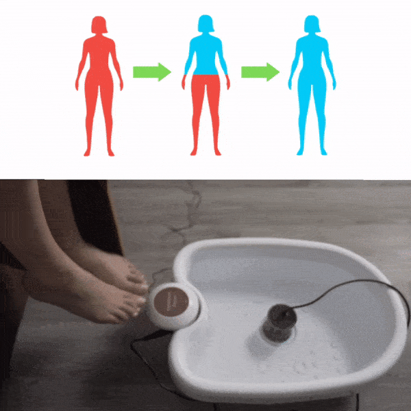 VitaPulse ionisk fotbad for daglig foryngelse hjemme